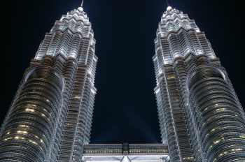 Petronas Towers In Kuala Lumpur, Malaysia