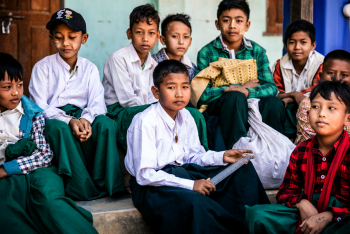 School Kids in Myanmar