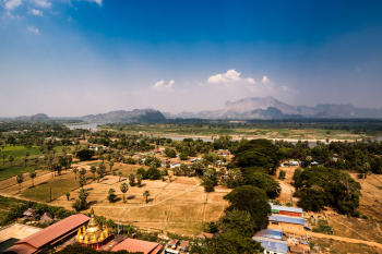 Landscape Around Hpa-An, Myanmar