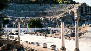 Amphitheater In Ephesos, Turkey