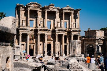 The Library Of Celsus In Ephesos