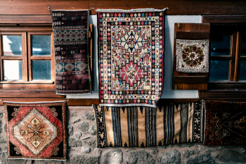 Carpets Are Sold In The Historical Center Of Ankara