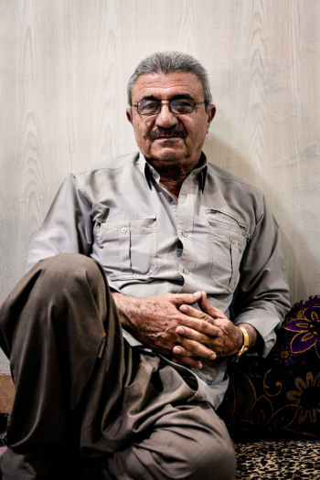 Traditional Kurd At His Home