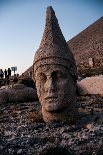 Greek Statue-Heads At Mount Nemrut, Eastern Turkey
