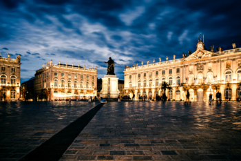 Place Stanislas In Nancy At Evening
