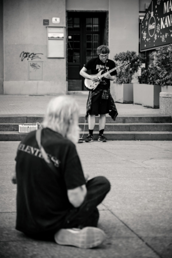 Street Musician In Zagreb